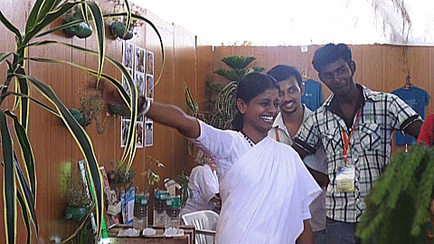 The Kinect sensor/SDK is used to detect the position of the hand