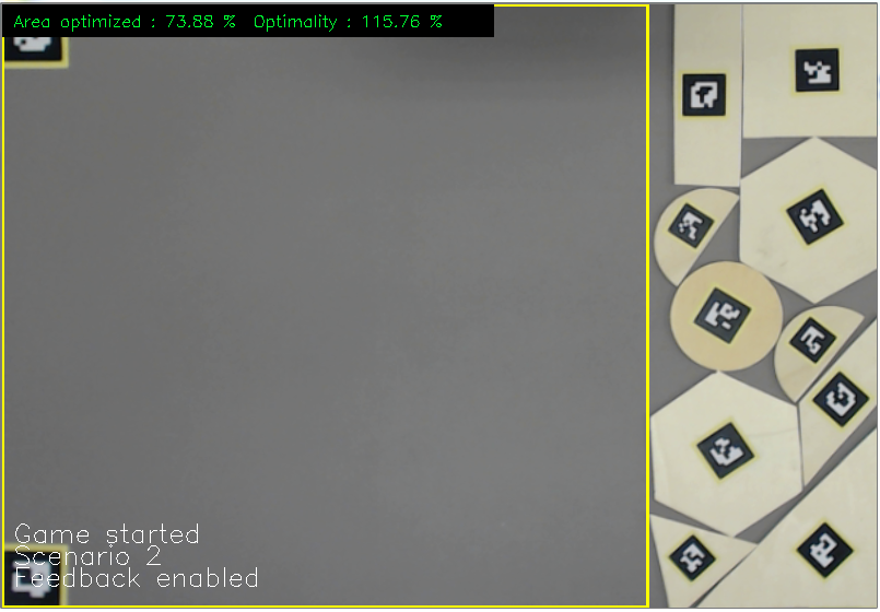 A near optimal solution for this collection of shapes